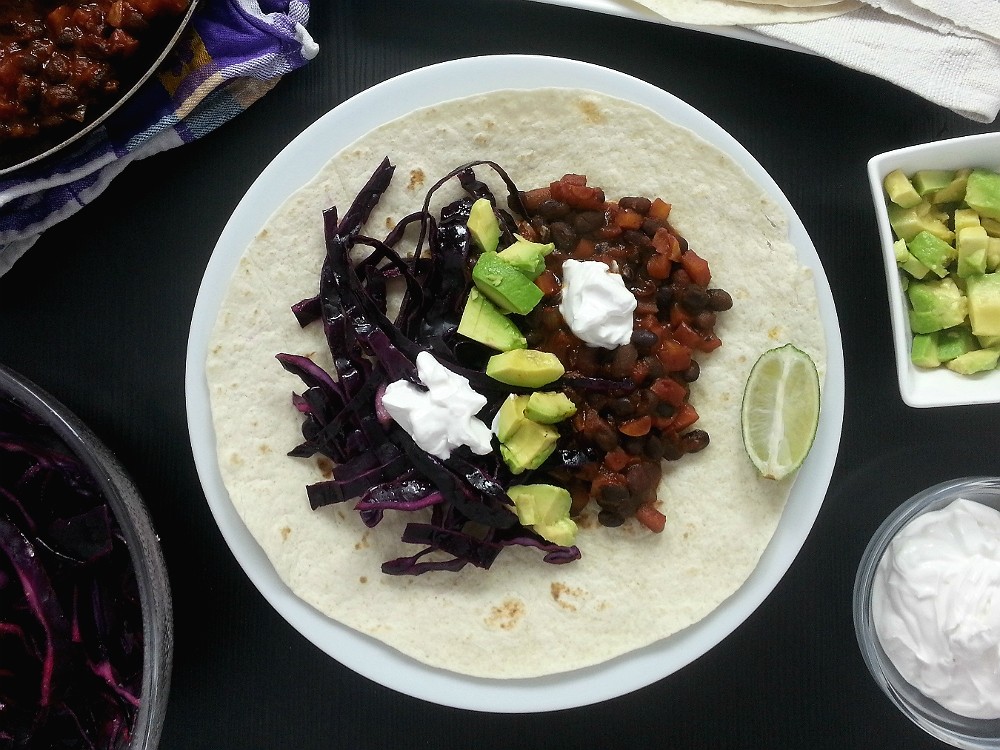Black Bean Taco