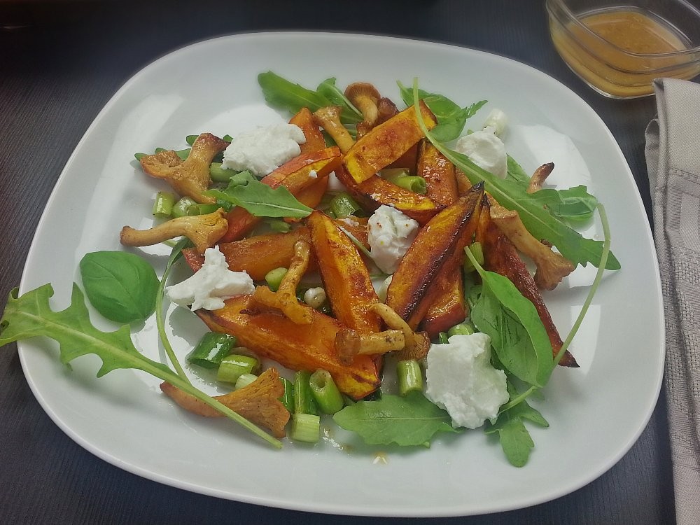 Warmer Herbstsalat