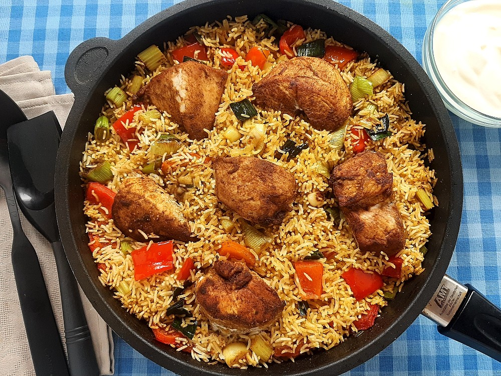 One Pot Hähnchen Currymasala 