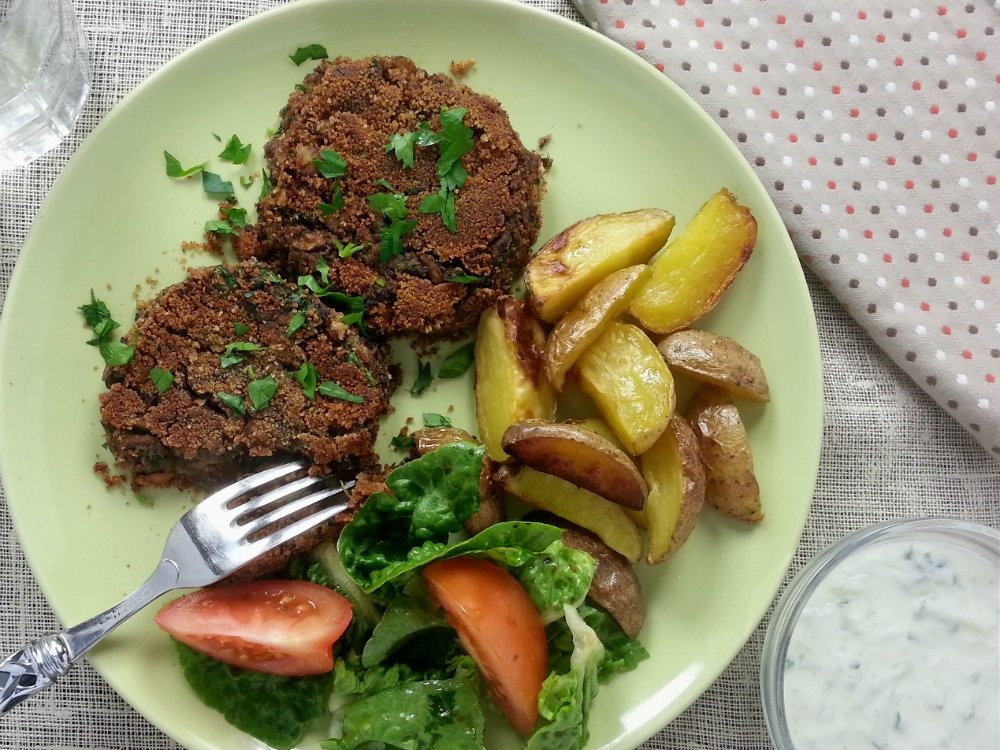 Pikante Champignonburgers