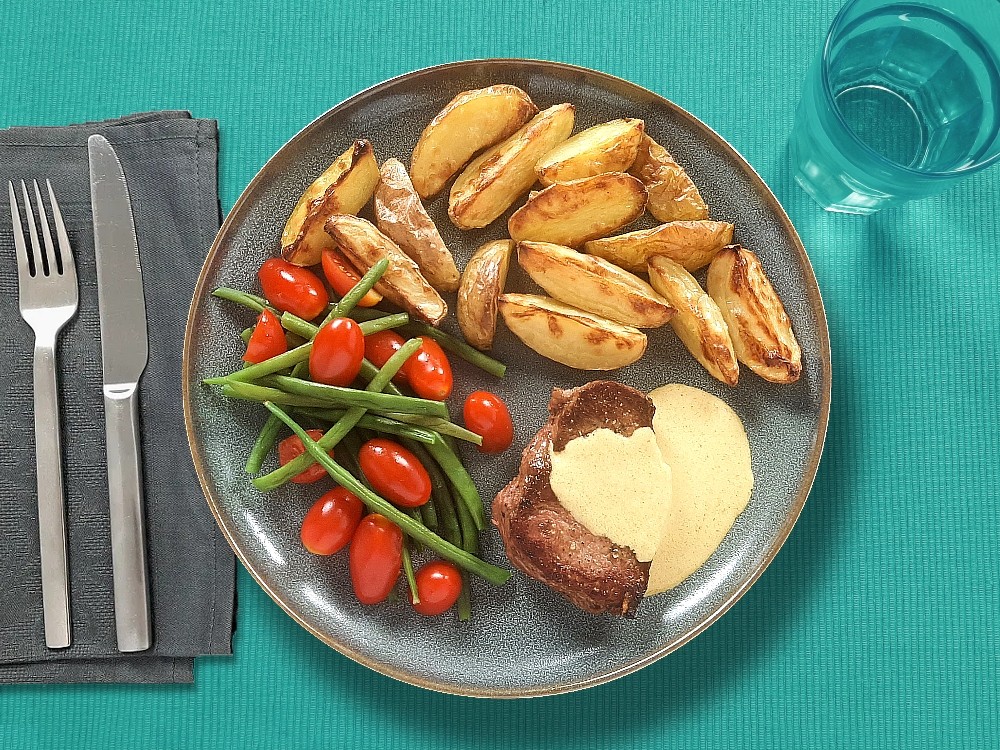 Rindersteak mit Café de Paris Sauce