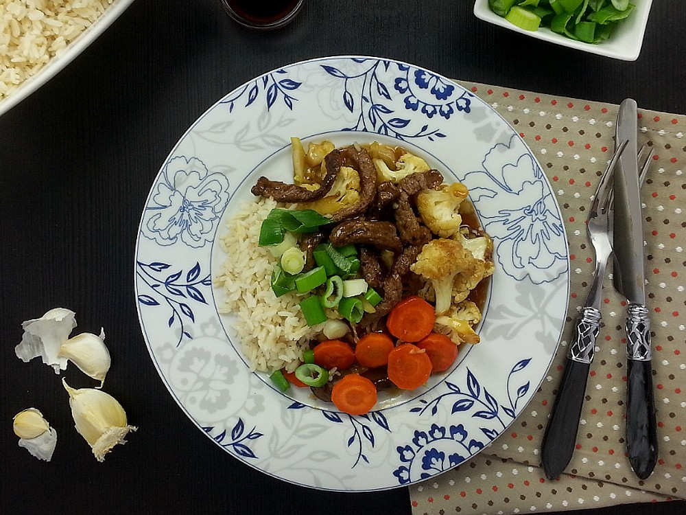 Asiatischer Rinderwok (Abo-Premium-Gericht)