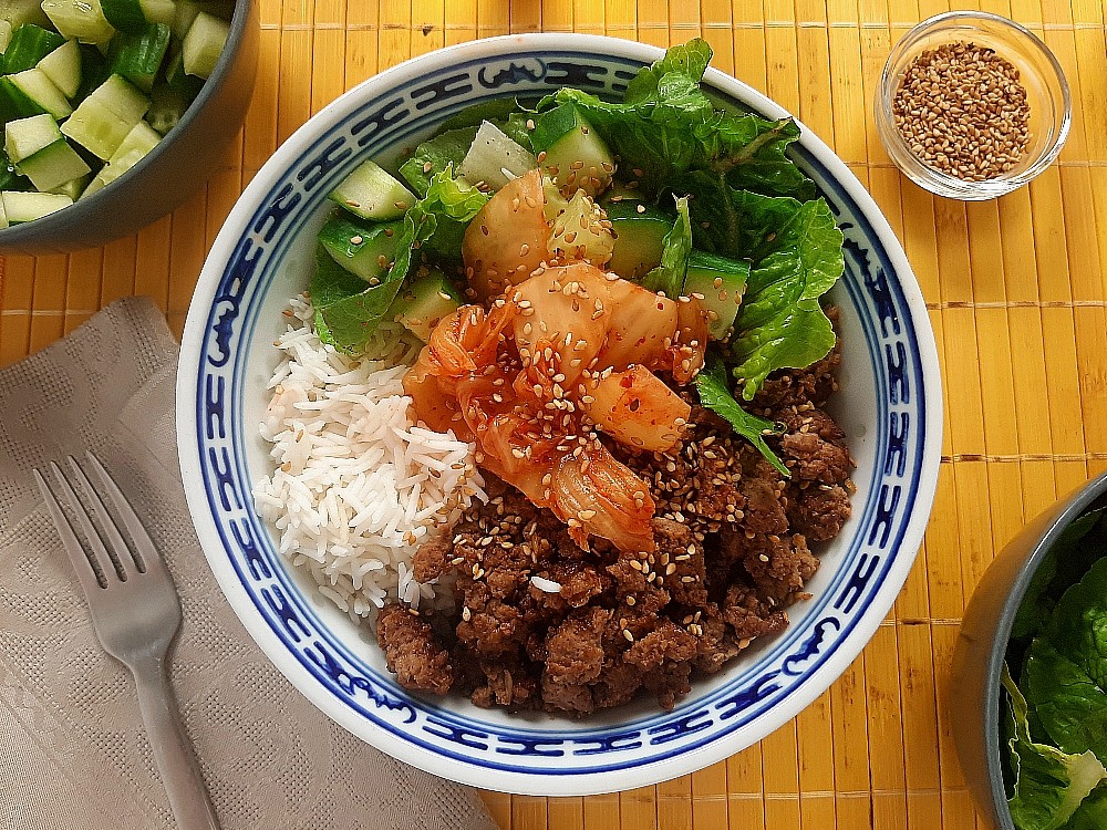 Schnelle Bulgogi-Bowl