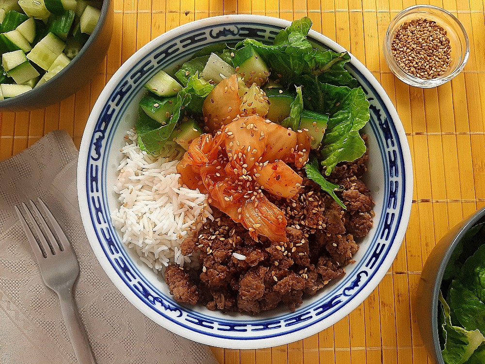 Schnelle Bulgogi-Bowl 