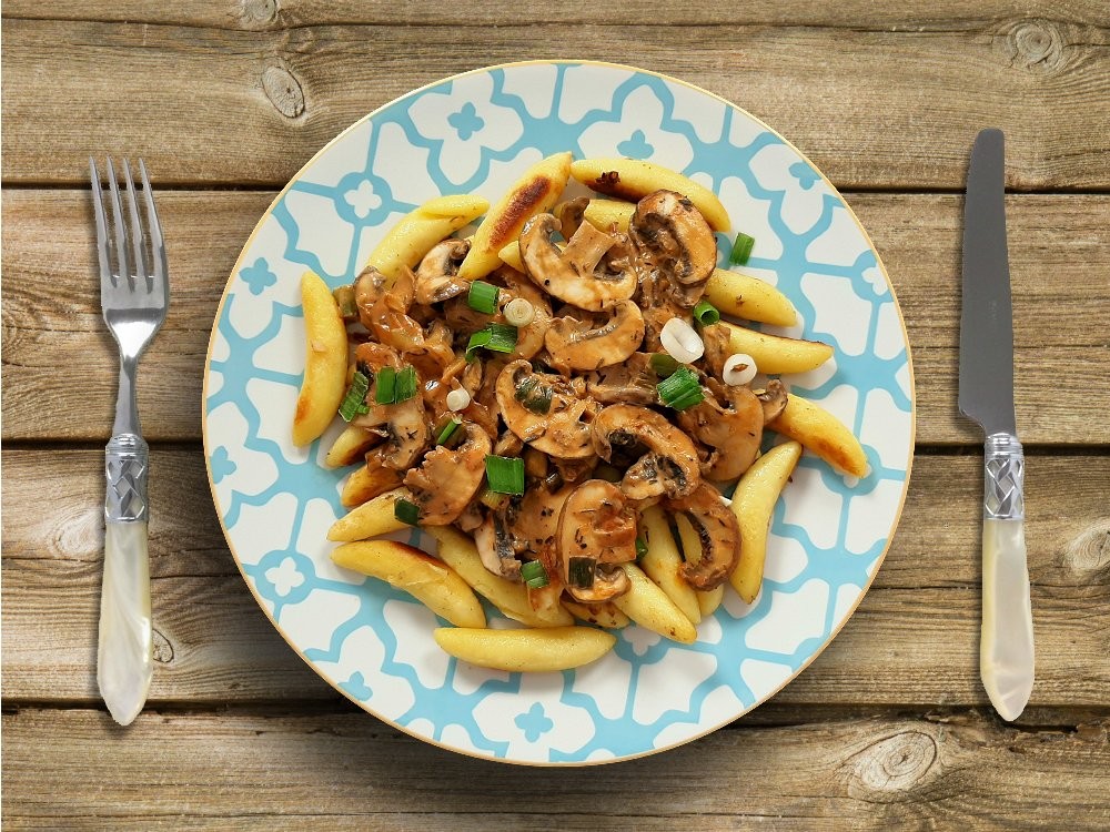 Schupfnudel-Pilz-Pfanne