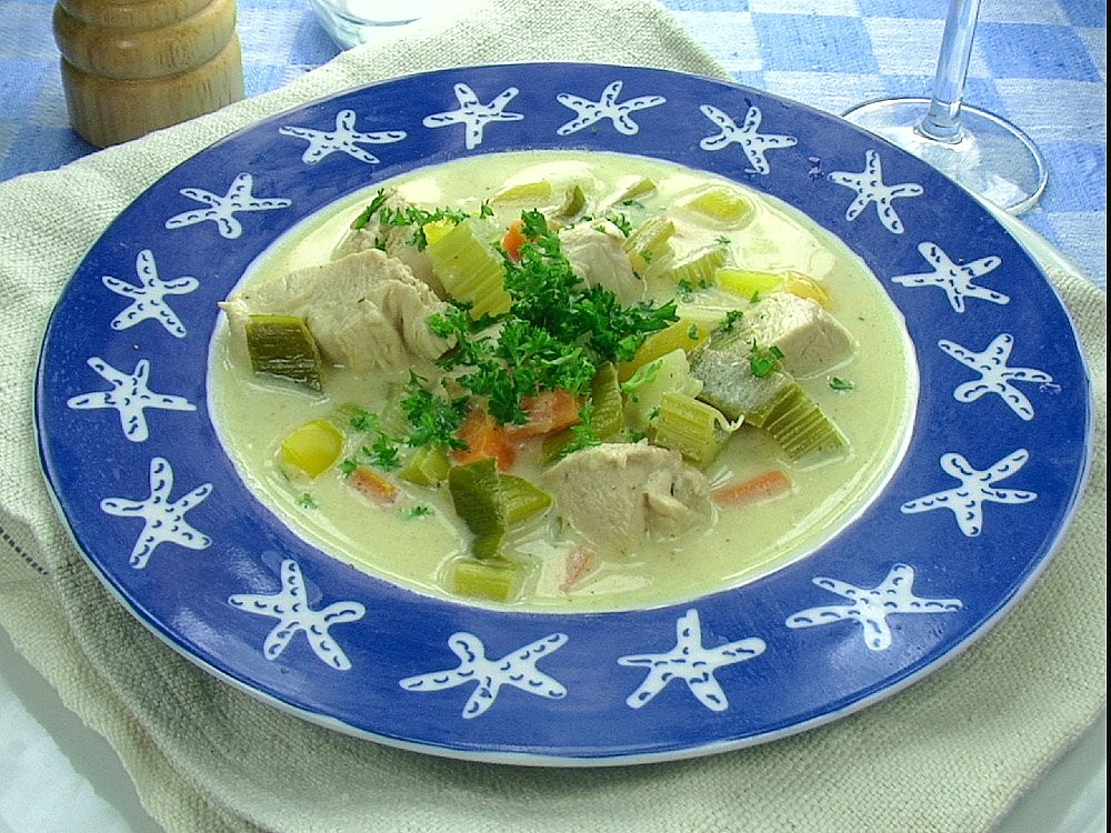 Mediterrane Zitronenrahmsuppe