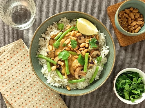 Aubergine Massaman Curry
