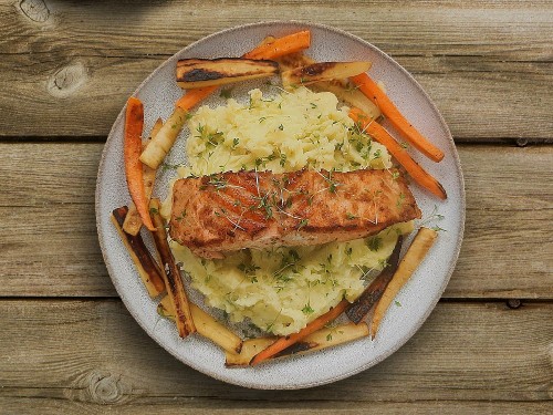 Gebratenes Lachsfilet (Abo-Premium-Gericht)