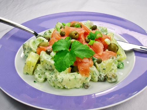 Graved Lachs Kartoffelsalat (Abo-Premium-Gericht)