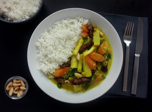 Indisches Spargelcurry 