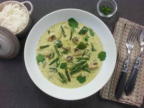 Thai-Green-Curry (vegan)