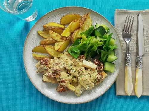 Veganes Ragout mit Tofu und Senf 