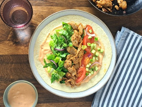 Grill Veggie Wrap