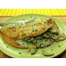 Französische Crêpes mit Champignon-Zucchini-Füllung