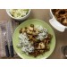 Hähnchenragout mit Pilzen zu Birnen-Kohl-Salat