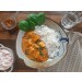 Indisches Palak Paneer mit Tofu zu Apfel Chutney und Möhrenraita