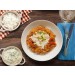 Tofu tikka masala mit Raita und Cashewkernen