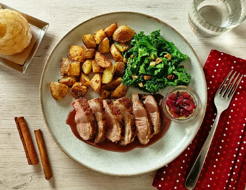 Kochbox zu Weihnachten Entenbrustfilet